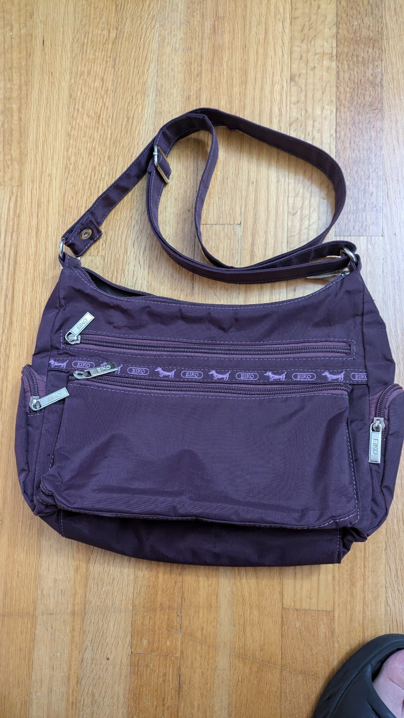 EIKO Burgundy Crossbody Bag