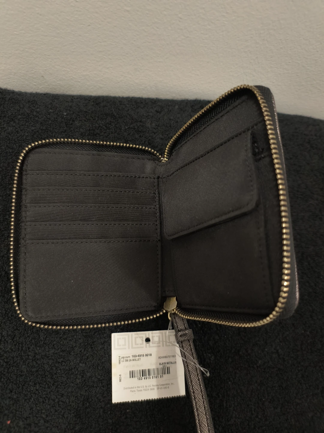 Liz Claiborne Zip Around Wallet - Bronze Metallic - photo 2