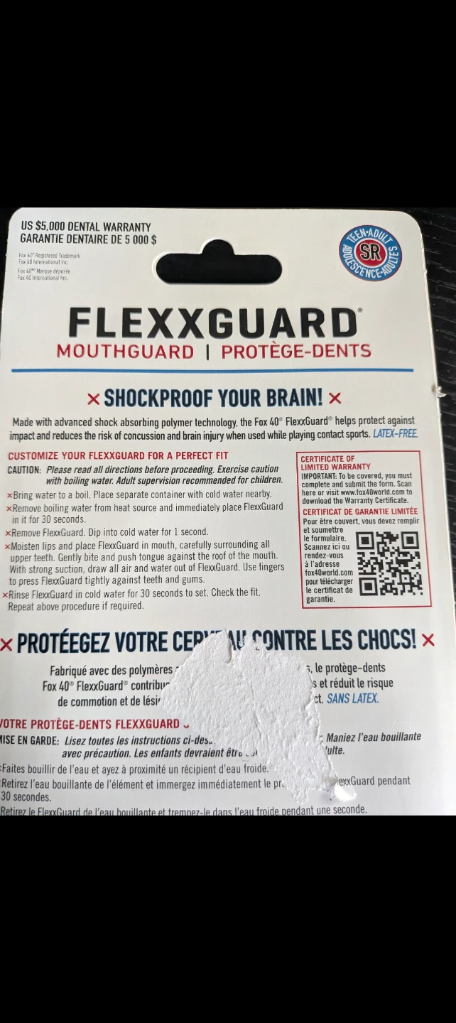Fox 40 FlexxGuard Mouthguard Teen/Adult New in pkg - photo 5
