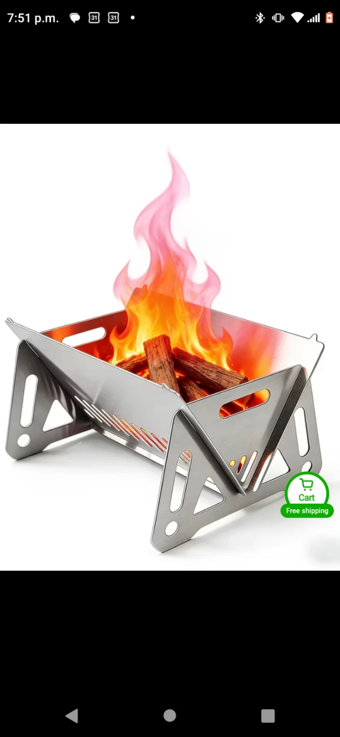 Portable Campfire Fire Pit