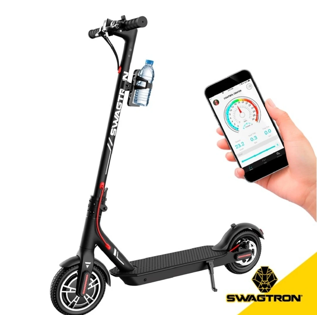 Swagtron SG5 Swagger-5 Boost Electric Scooter Black