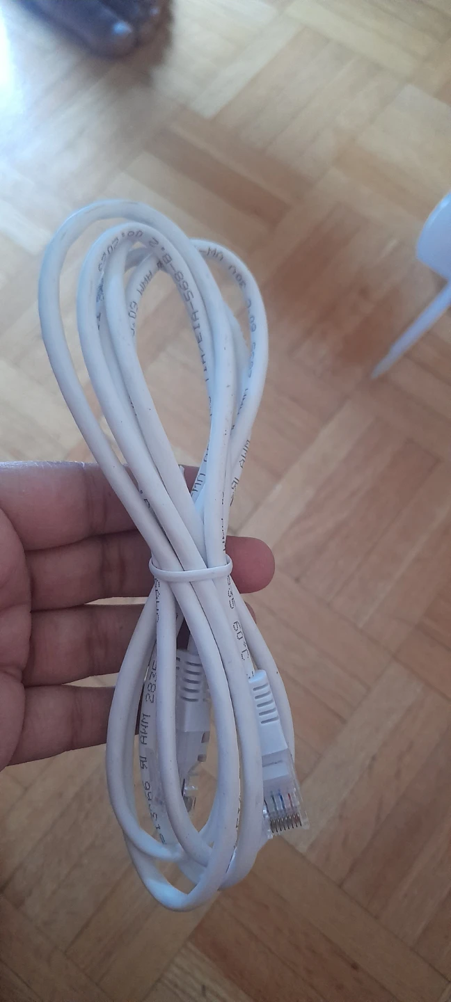 White Ethernet Cable