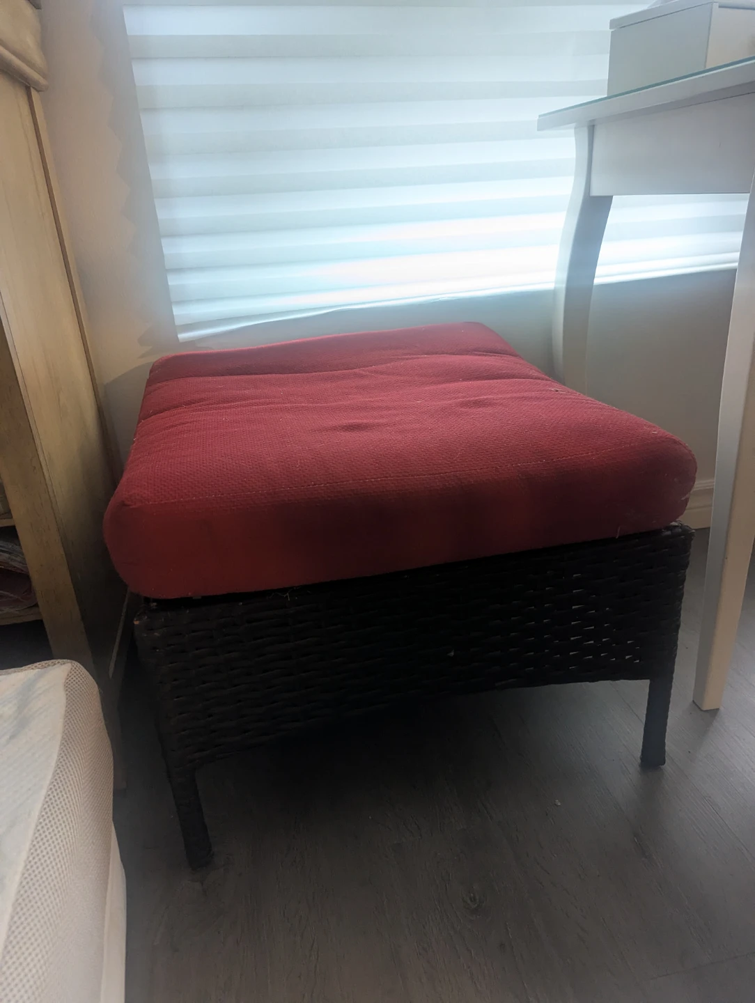 Wicker-Style Outdoor Ottoman - photo 2