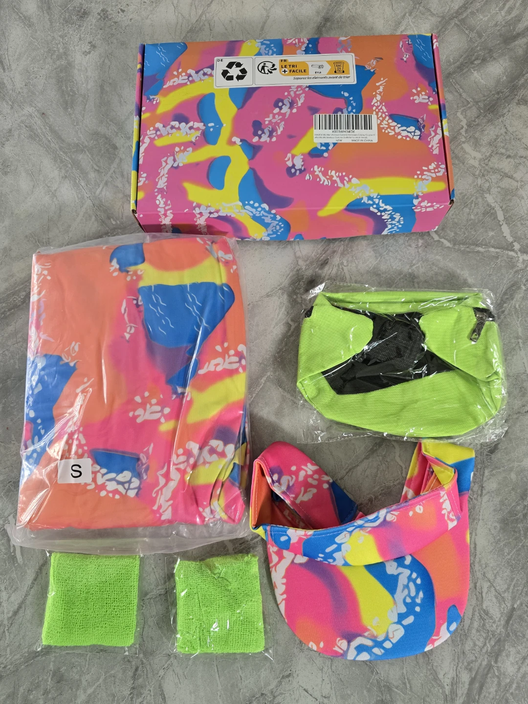 Small(fit in medium) 80s 90s Workout Costume Hallowee - photo 2