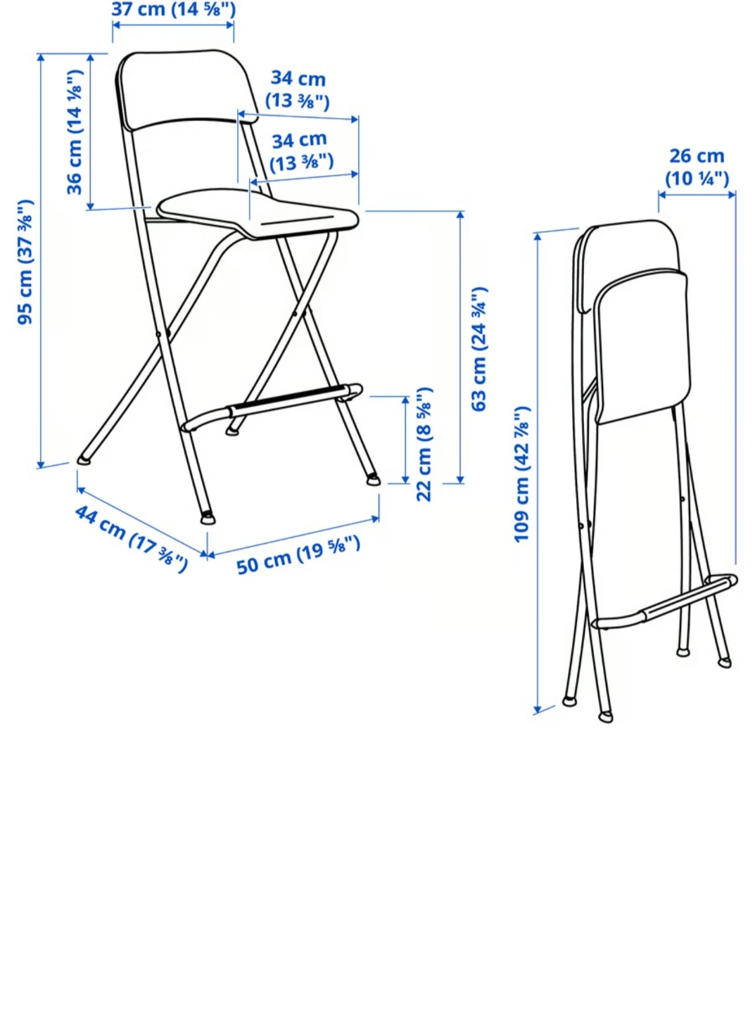 IKEA Franklin Bar Stool, $50 for one, $75 for two - photo 4