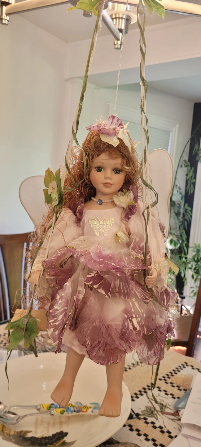 Fairy Doll on a Swing