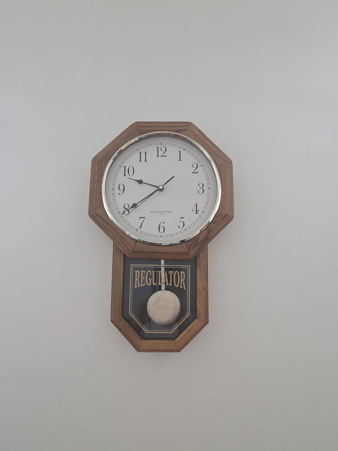 Wooden Regulator Pendulum Clock