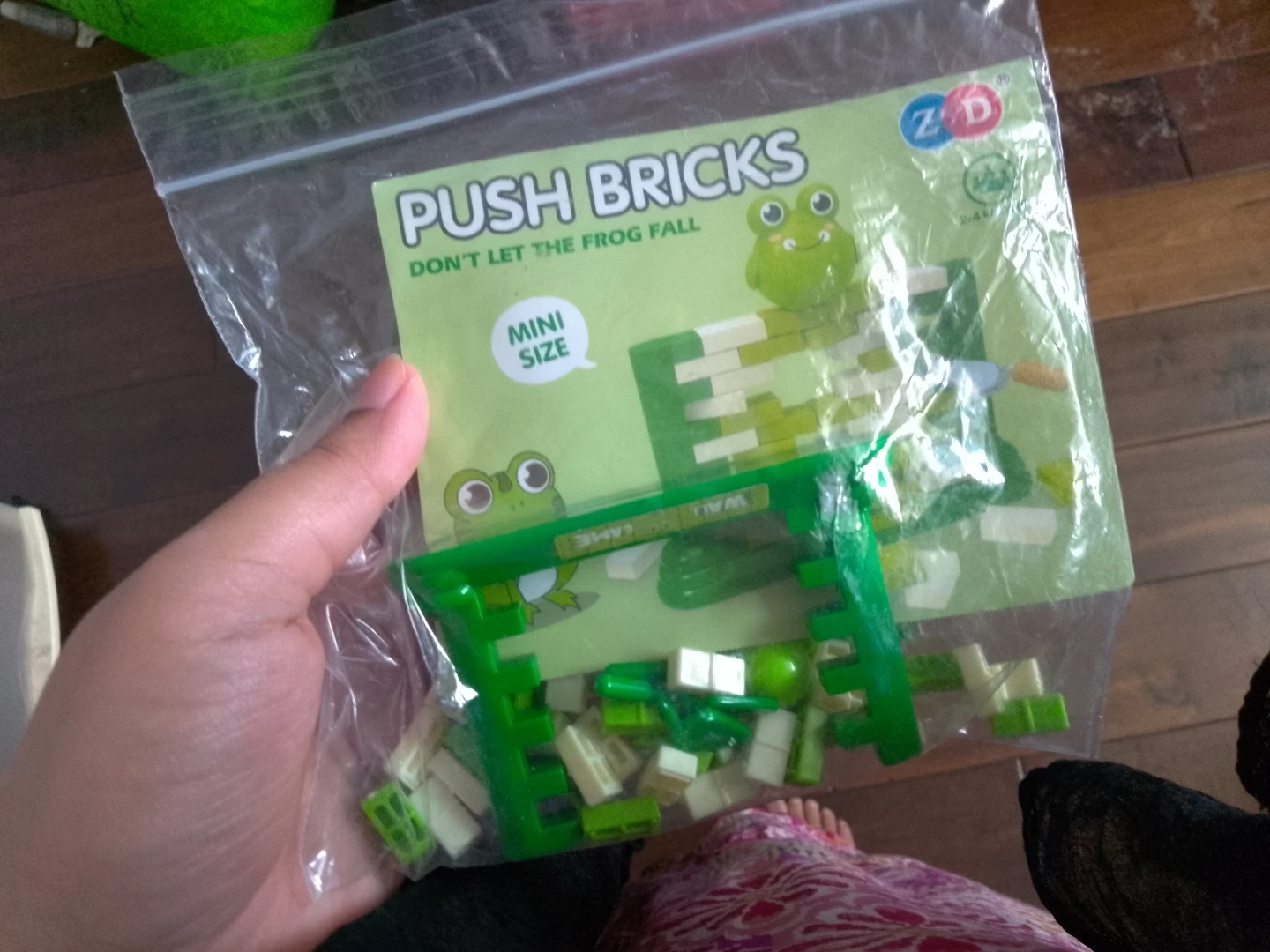 Push Bricks Mini Size Froggy Game 🐸