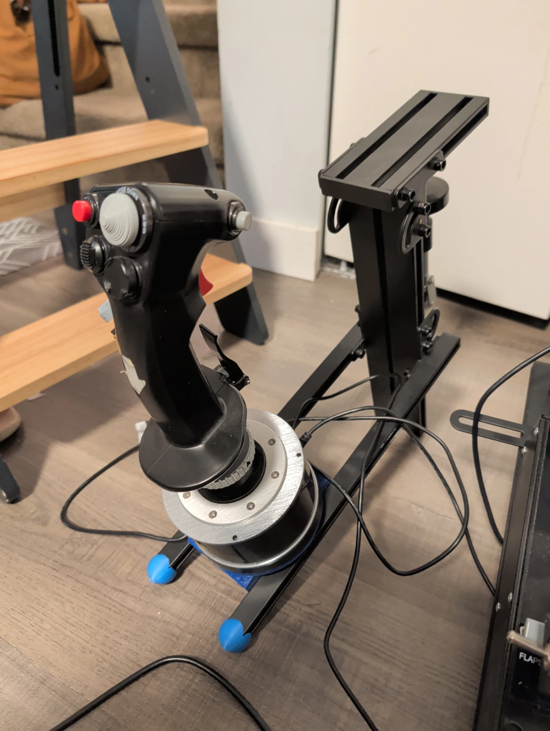 Desk mountable ​Hotas and Rudder Pedal bundle. - photo 2