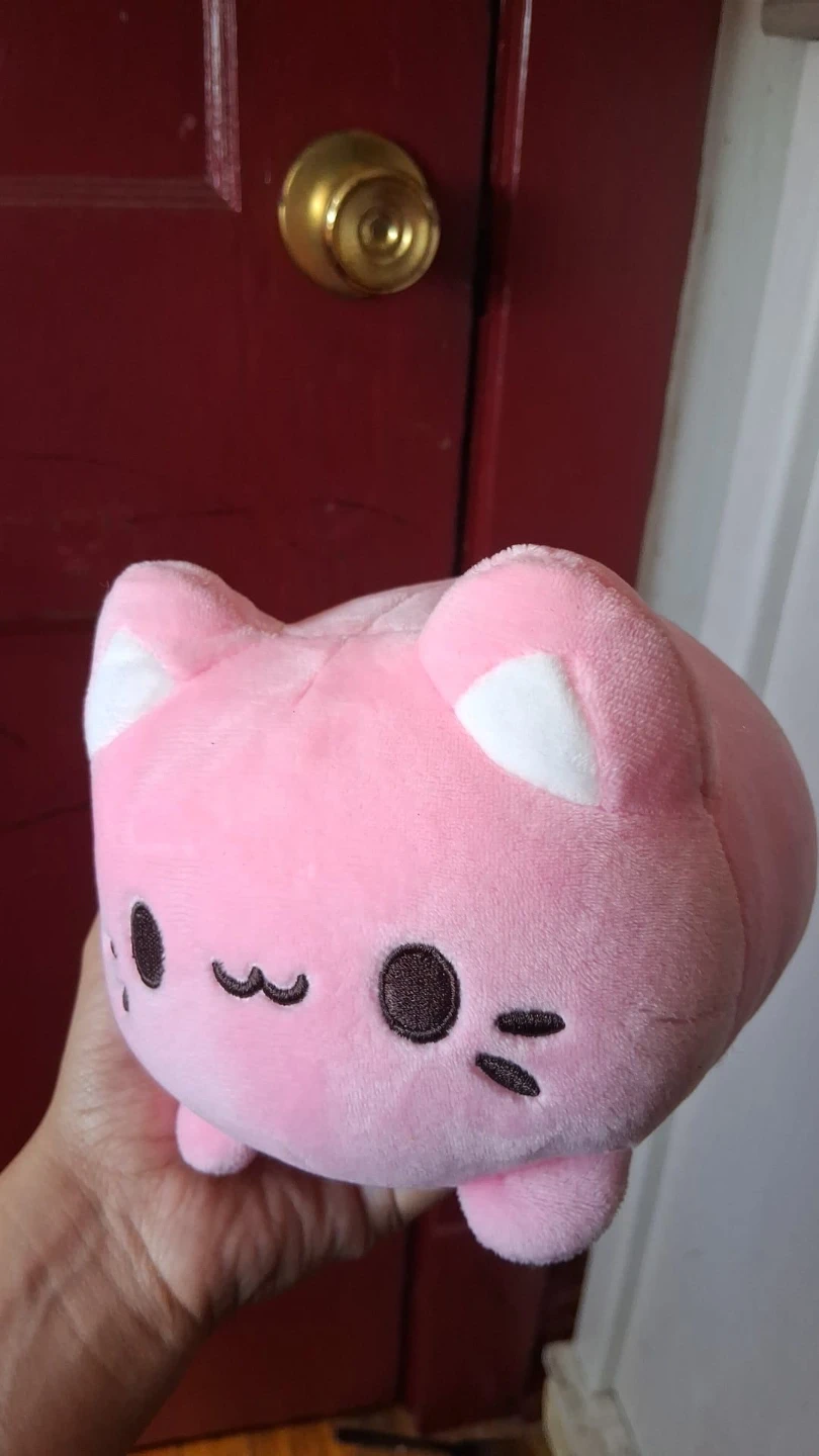 Pink Cat Plush Toy