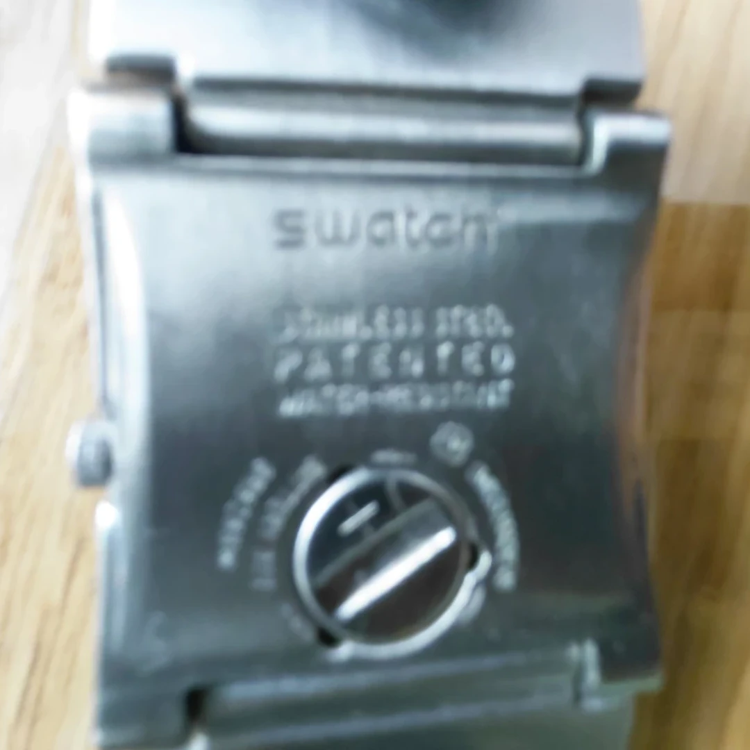 Rare Vintage Swatch Irony Square "Plainious" - photo 4