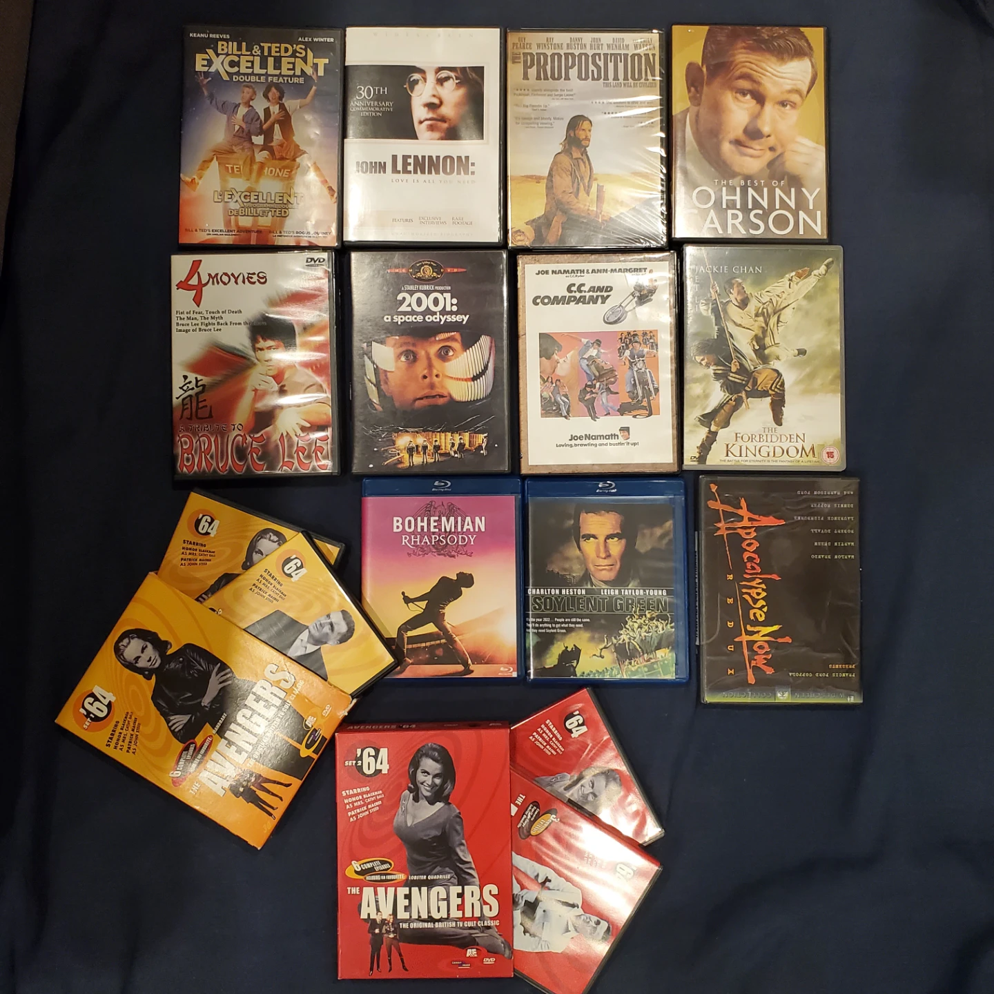 2 pictures. 27 titles. Collection of  Movies on DVD and Blu-ray