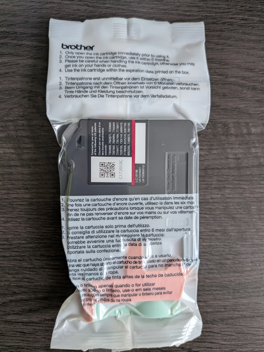 Brother LC101CL Magenta Ink Cartridge - photo 3