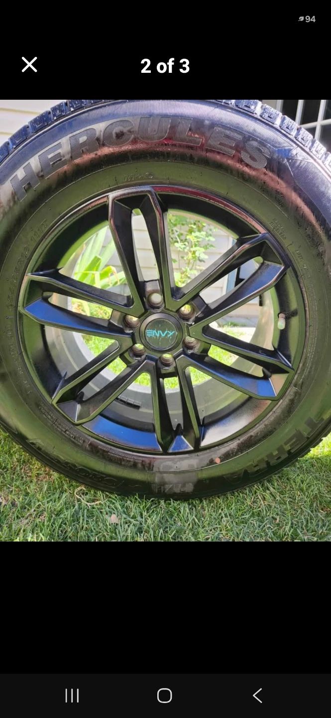 Set of 4 Hercules Tires with Envy Rims - photo 2