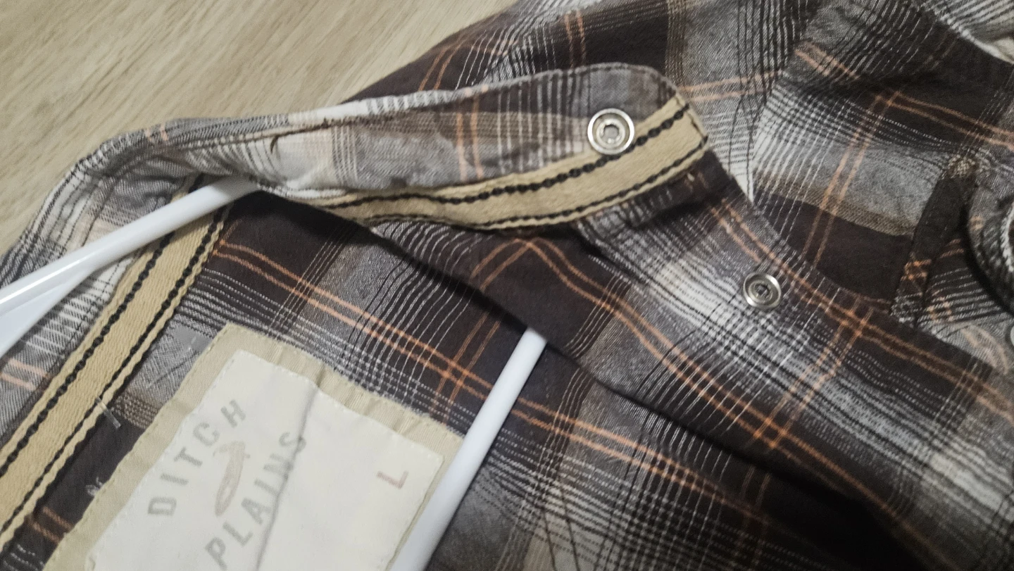 Ditch Plains Plaid Button-Up Shirt - photo 3