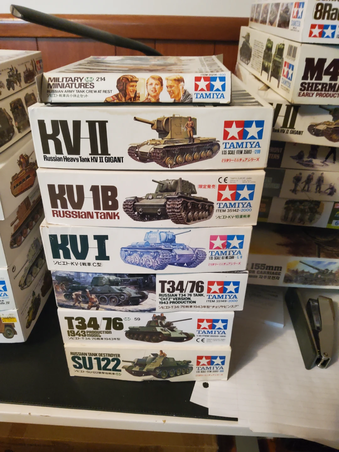 Tamiya 1/35 Scale Russian Tank Model Kits