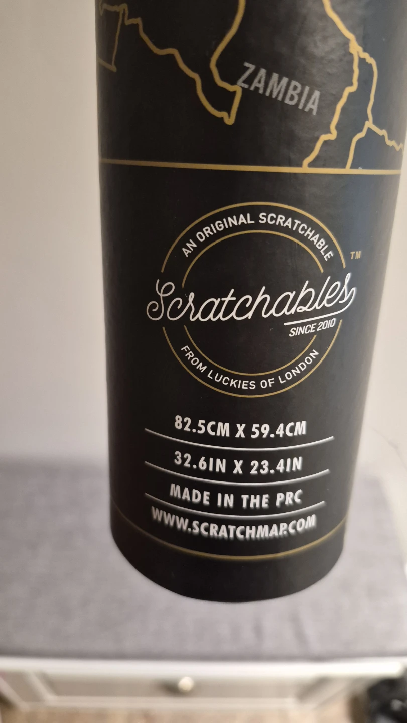 Scratch Map Deluxe Edition from Luckies of London