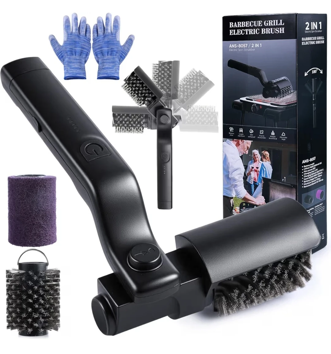 Electric Grill Cordless Cleaning Brush