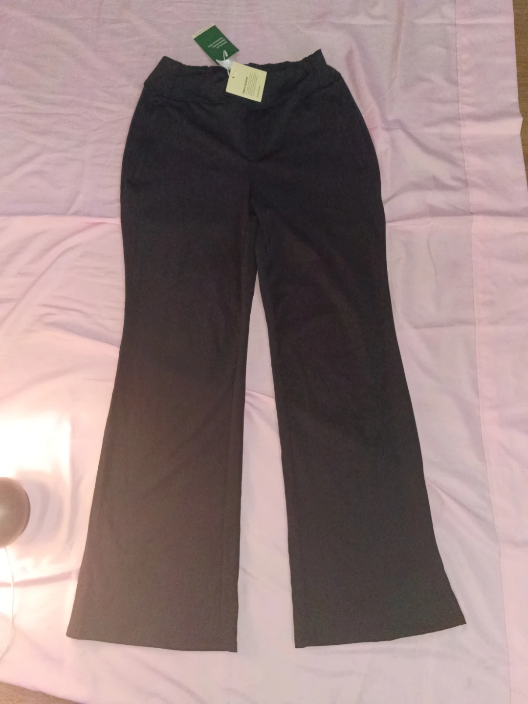 Black Flare Leg Scrub Pants - photo 2