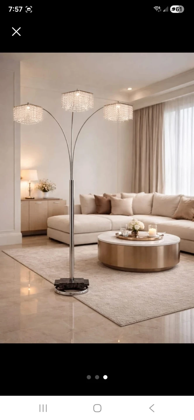 Everly Quinn Funesvalle Floor Lamp