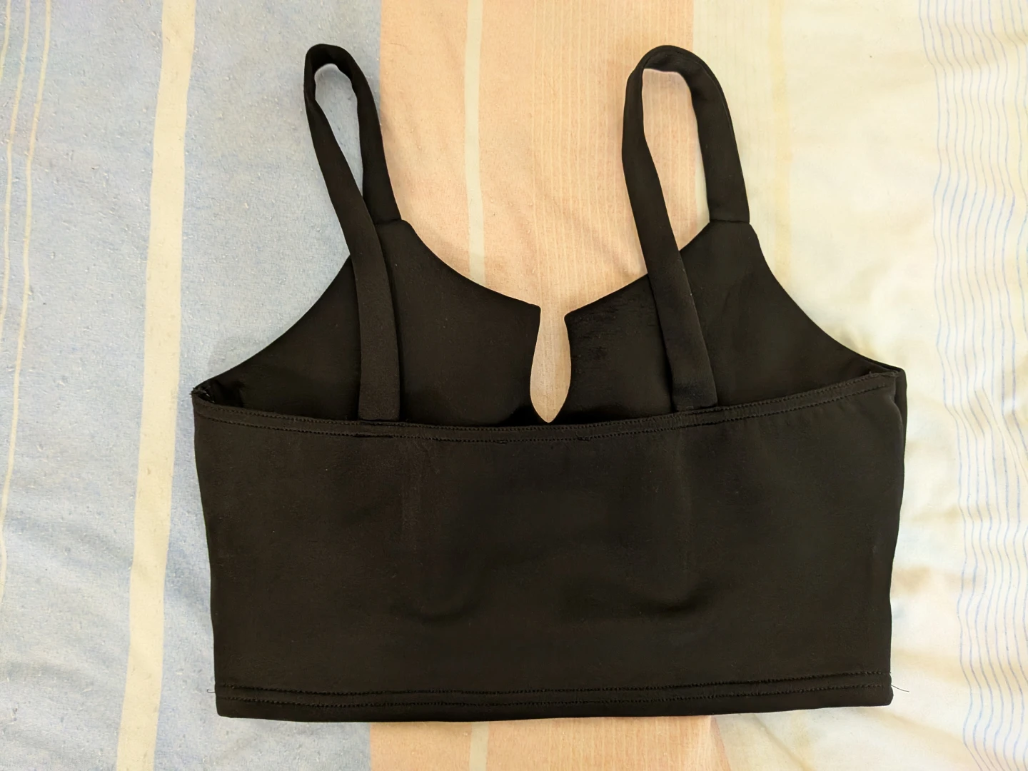 2 for $5 ✨// Black Cut Out Crop Top - photo 2