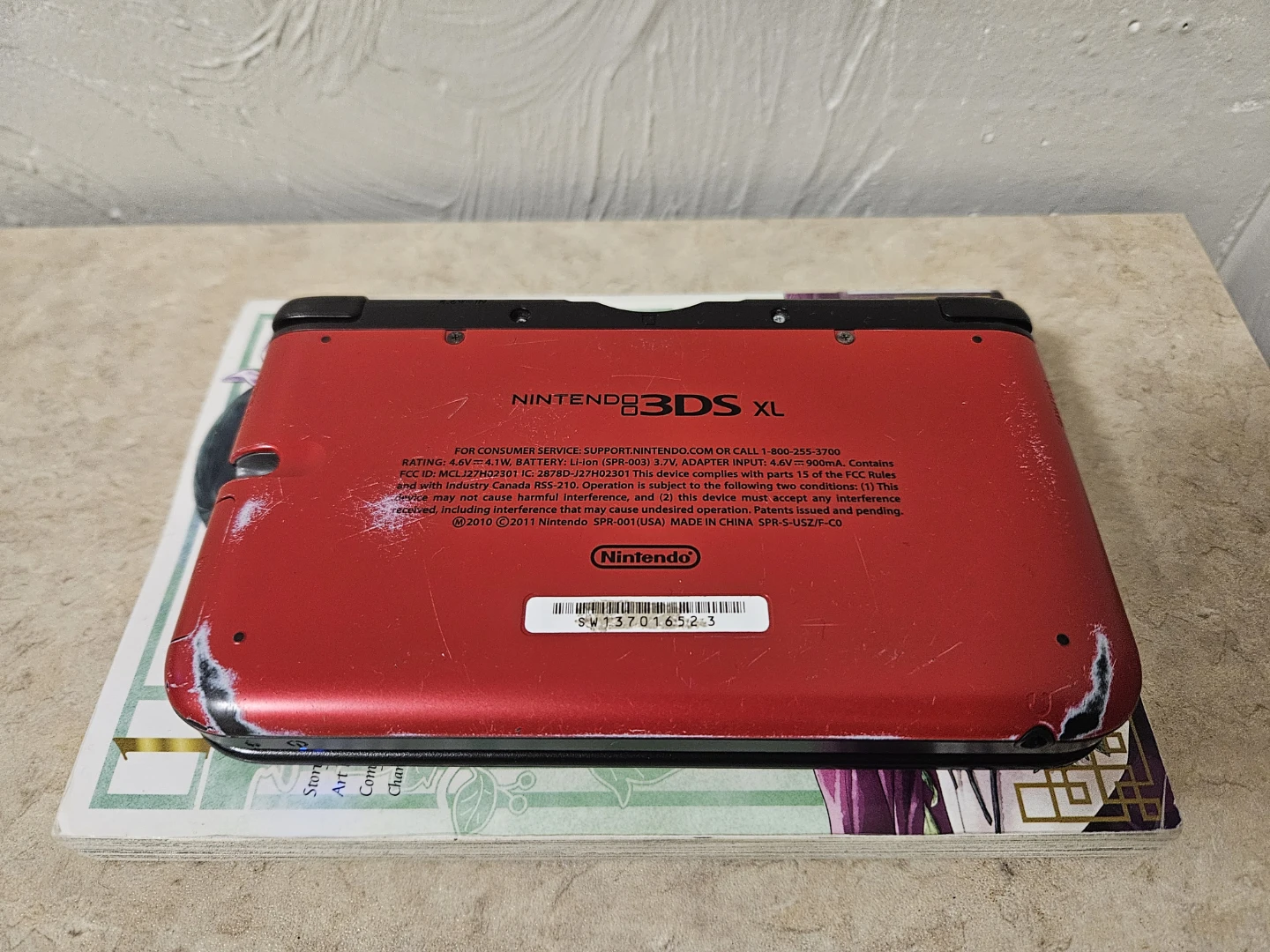 Modded Nintendo 3DS XL Red - photo 3
