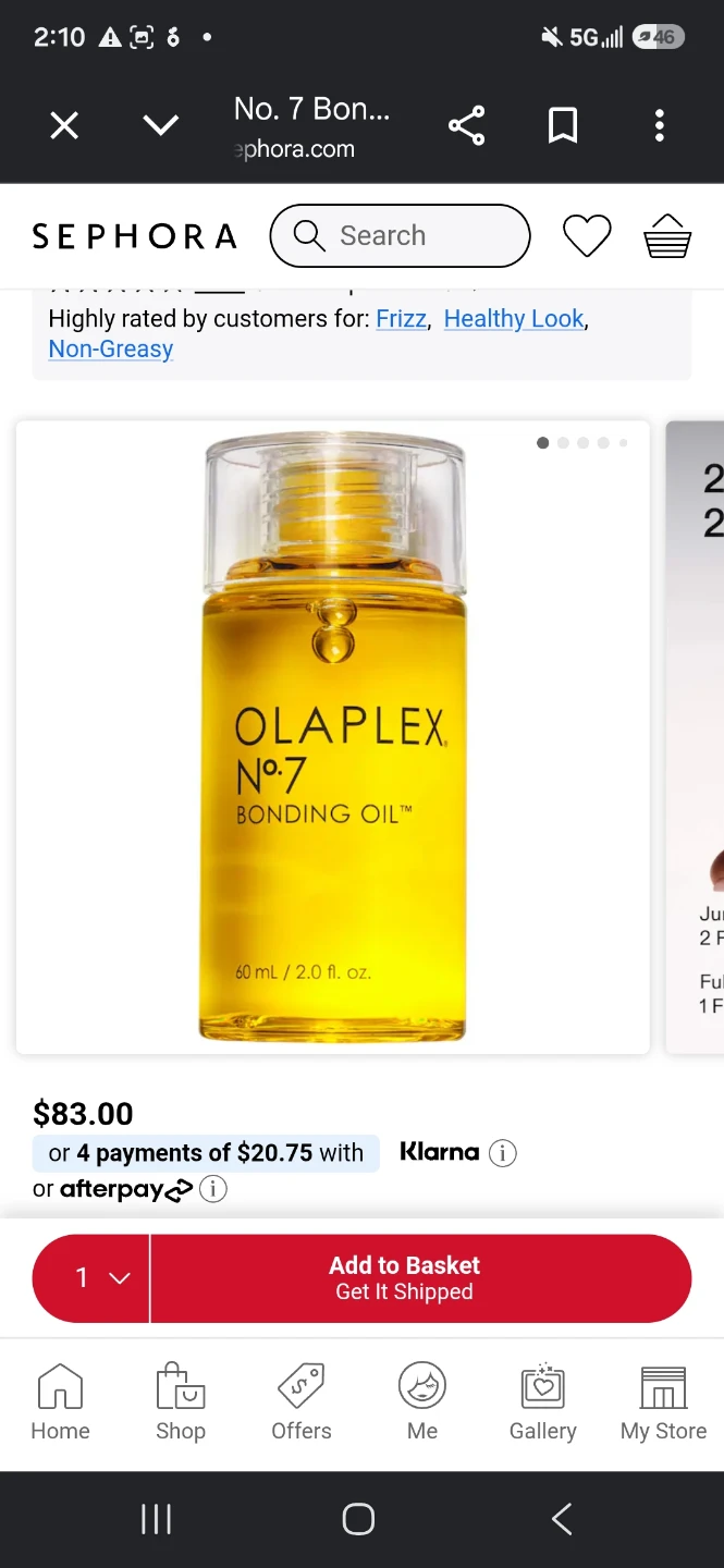 Olaplex No. 7 Bonding Oil 60ml