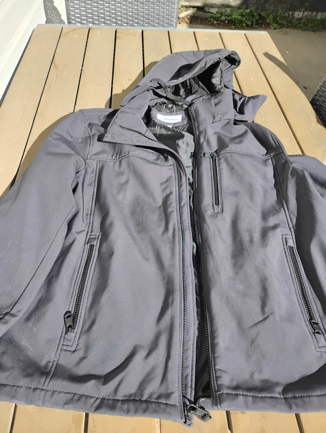 Calvin Klein Grey Soft Shell Jacket