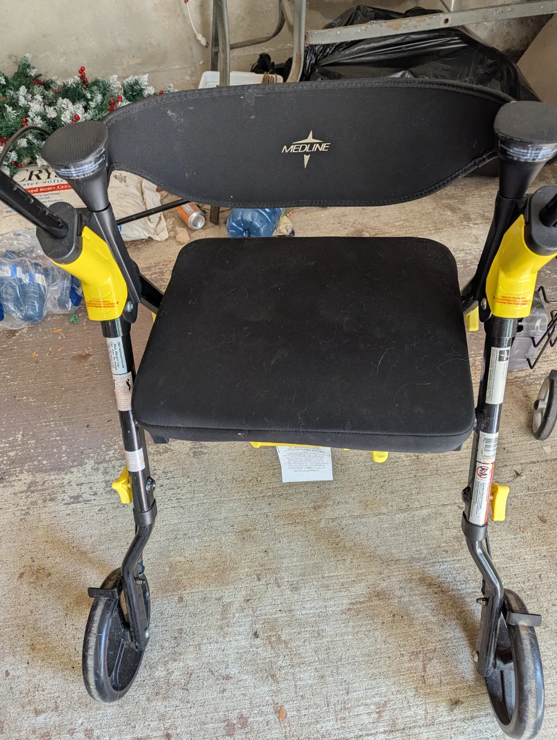 Medline Walker with Seat and Tray