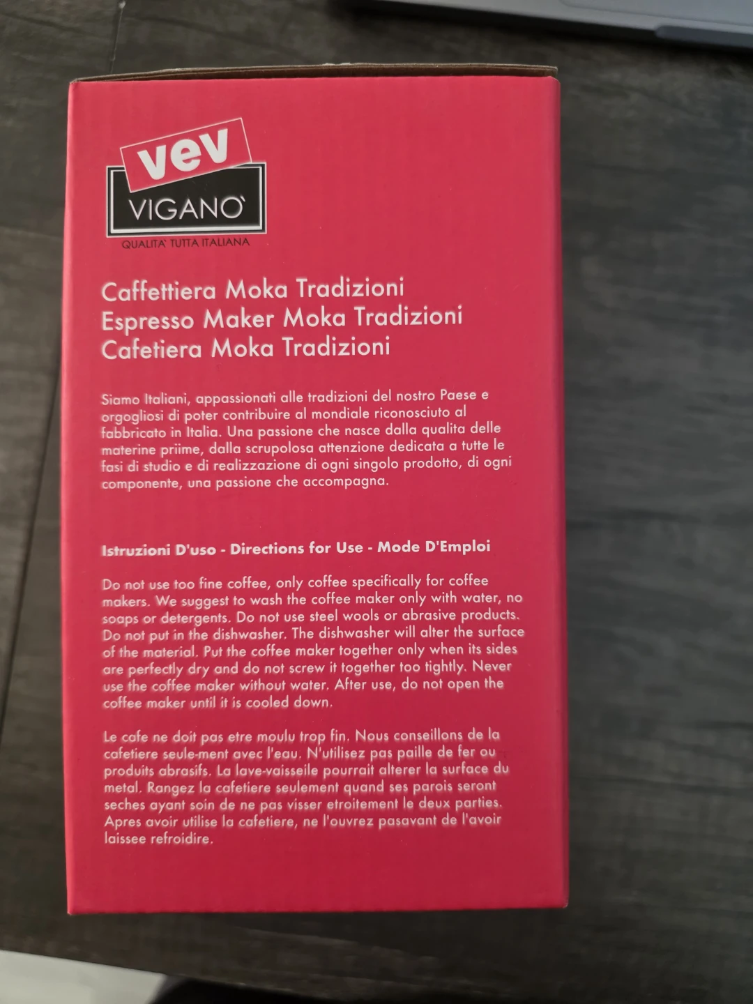 Vev Vigano Moka Pot Espresso Maker - photo 2