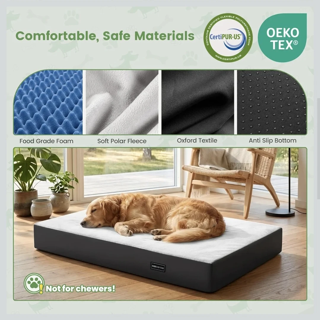 2XL Dog Bed with Egg Crate Memory Foam - photo 4