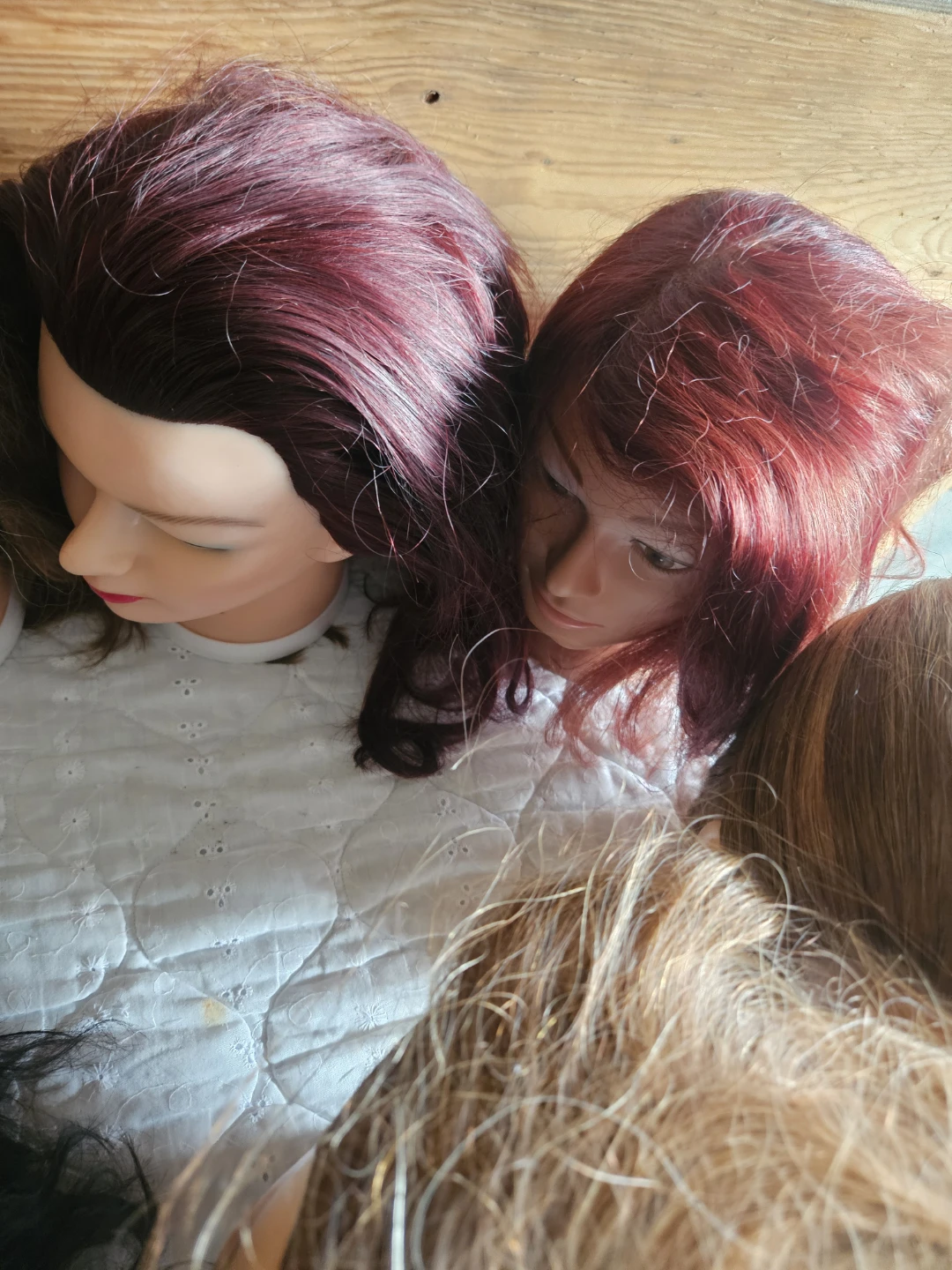 Lot of 7 Mannequin Heads with Hair - photo 2