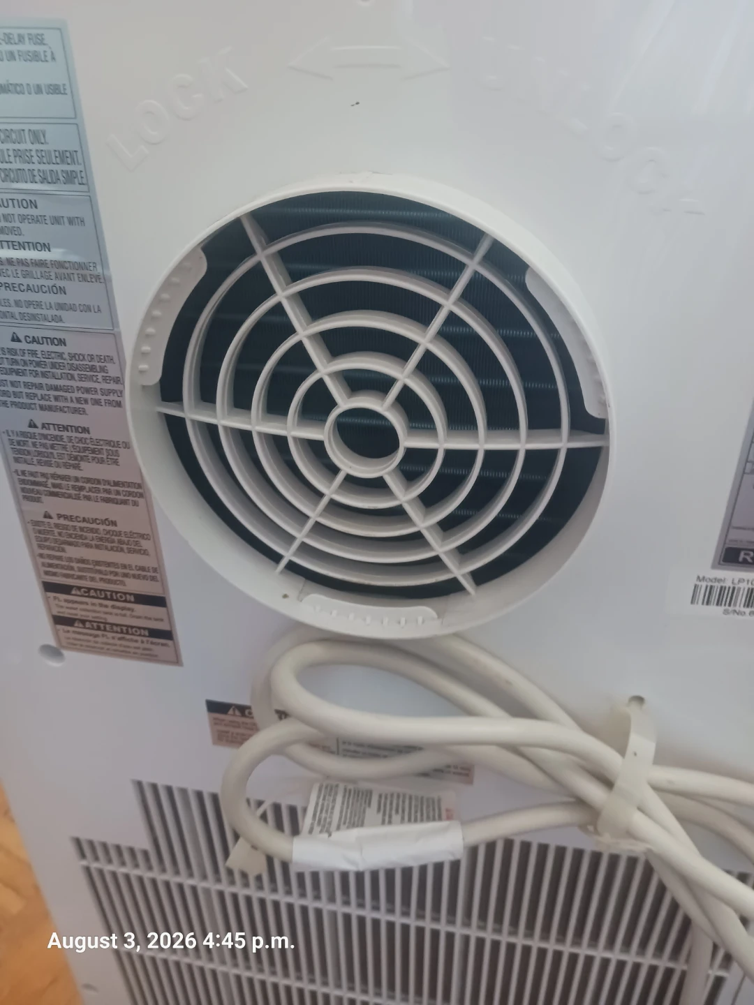 LG LP1015WNR Portable Air Conditioner - photo 5