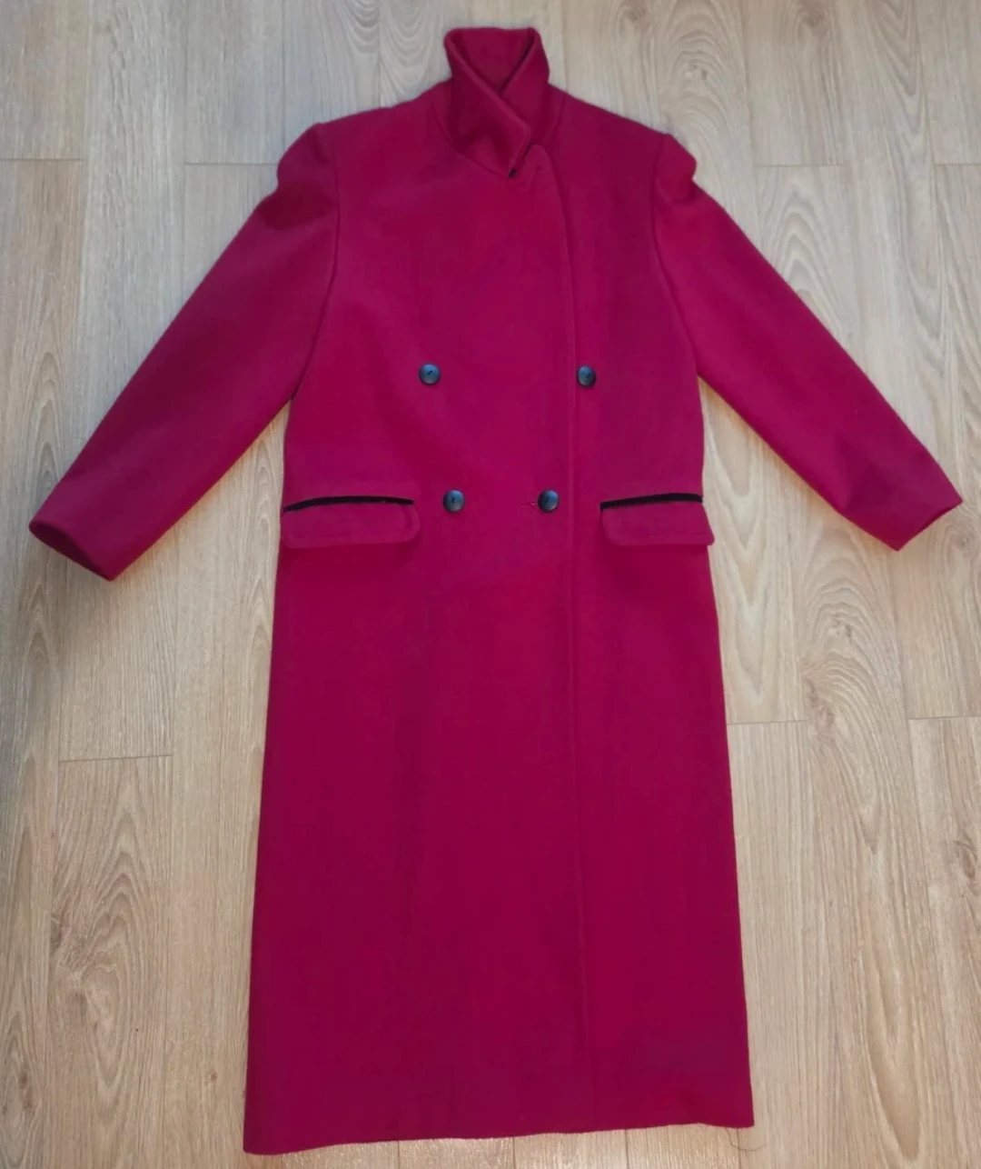Geoffrey Craig Petites Double Breasted Coat