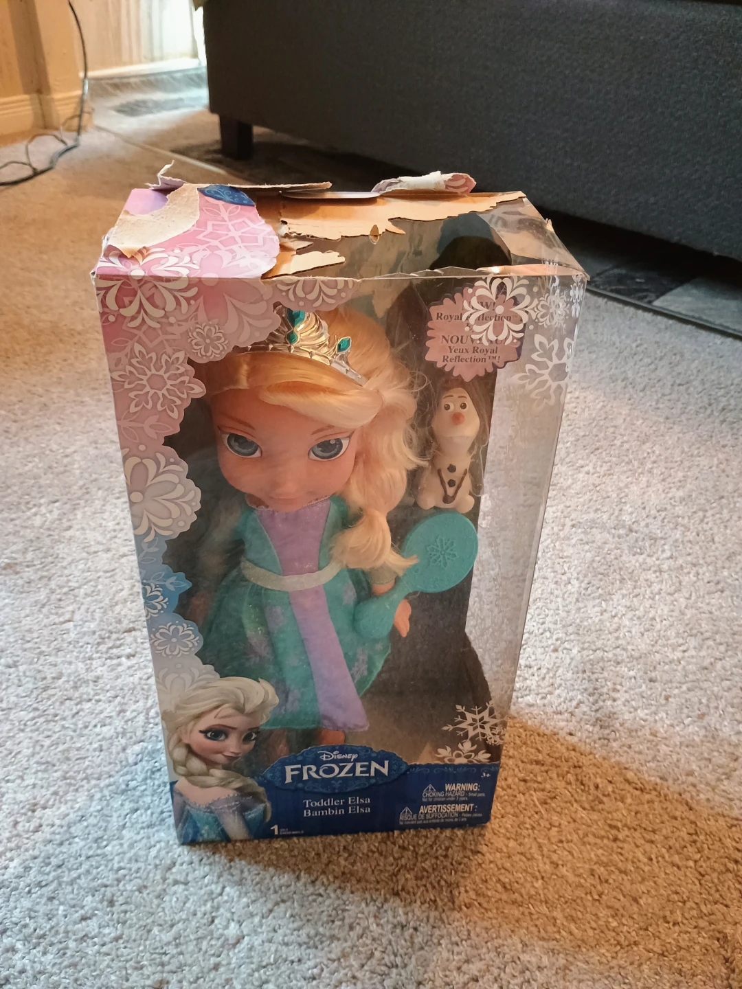 Disney Frozen Toddler Elsa Doll with Olaf - photo 2