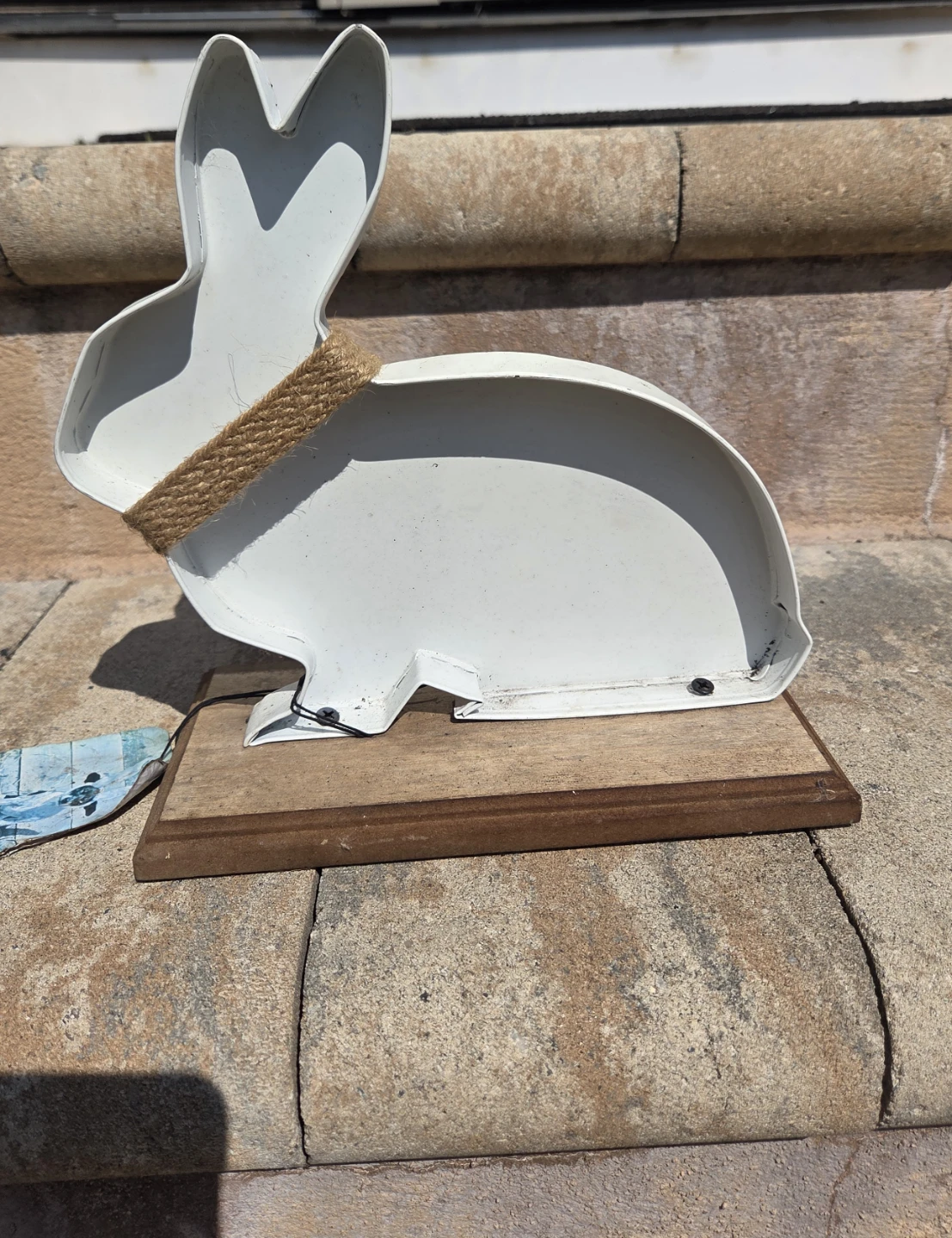 White Easter Bunny Decoration - photo 3
