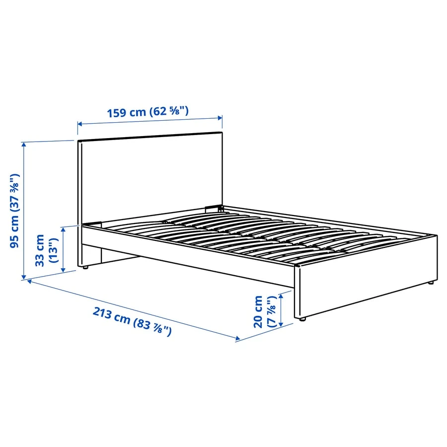 IKEA Bed and Mattress - photo 5