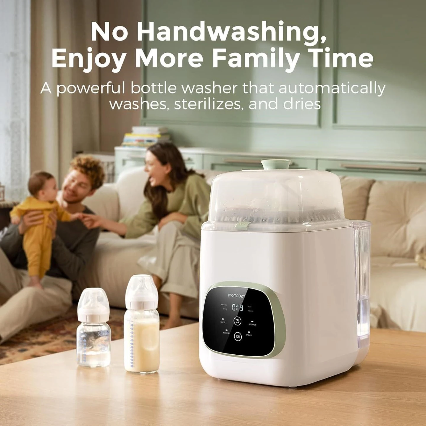 Momcozy Bottle Washer Sterilizer Dryer - photo 2
