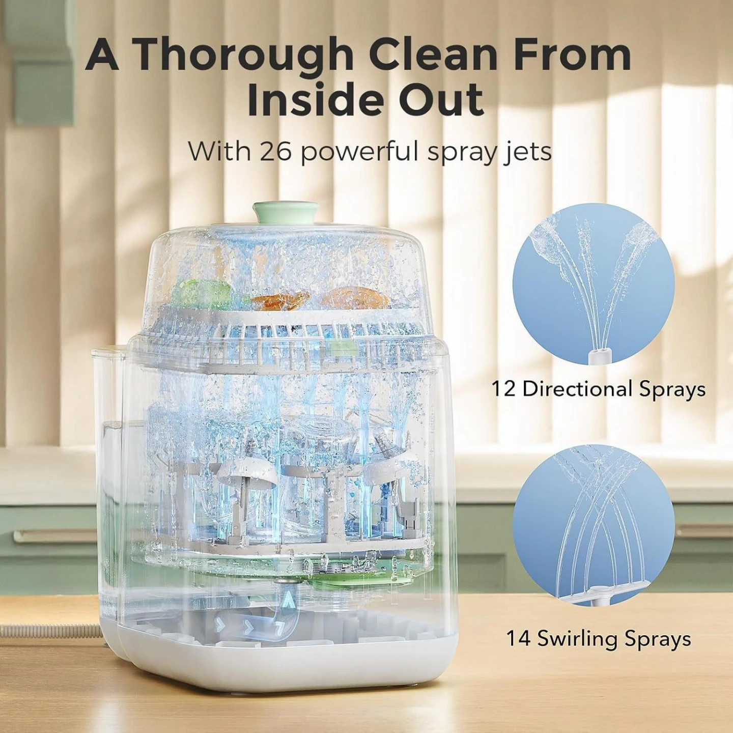 Momcozy Bottle Washer Sterilizer Dryer - photo 3