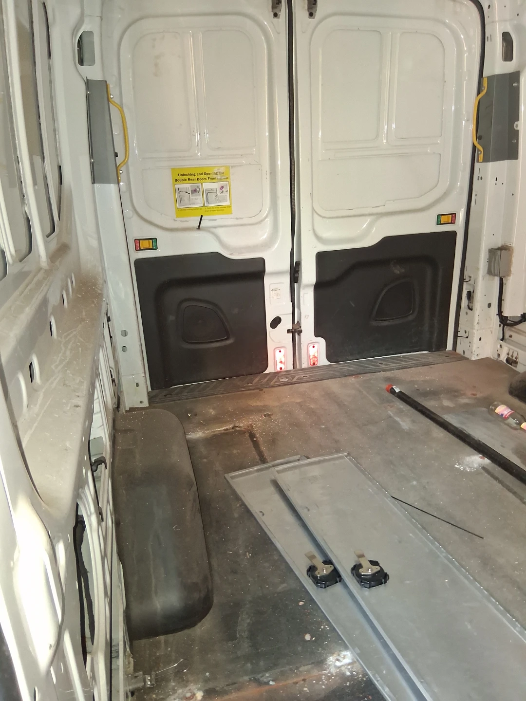 2016 White Ford Transit Cargo Van 150 - photo 5