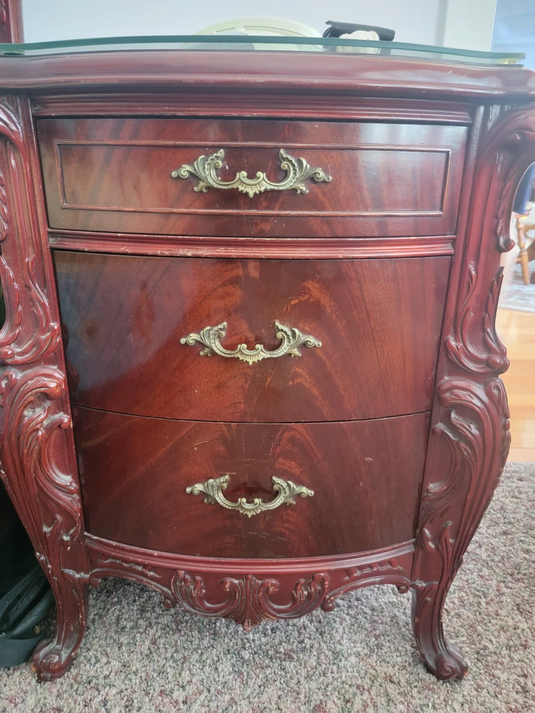 Antique Flame Mahogany bedroom set - photo 5