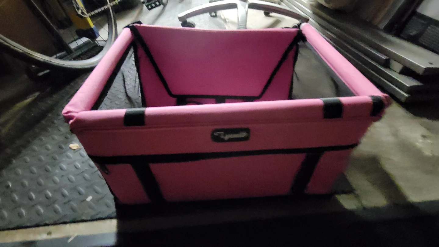 Pink Pet Carrier Basket - photo 2
