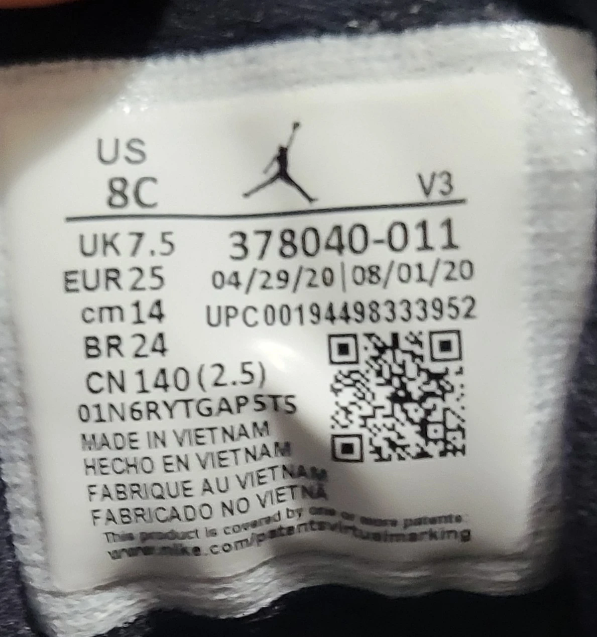 Jordan 11 Retro TD Black/Multi-Color Toddler Shoes - photo 3