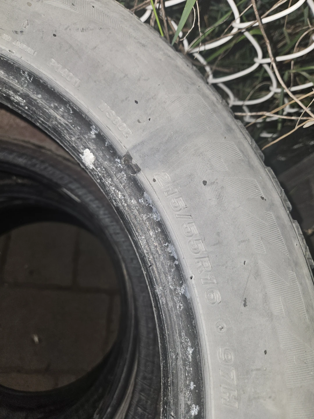Used Winter Tires 215/55R16 - photo 3