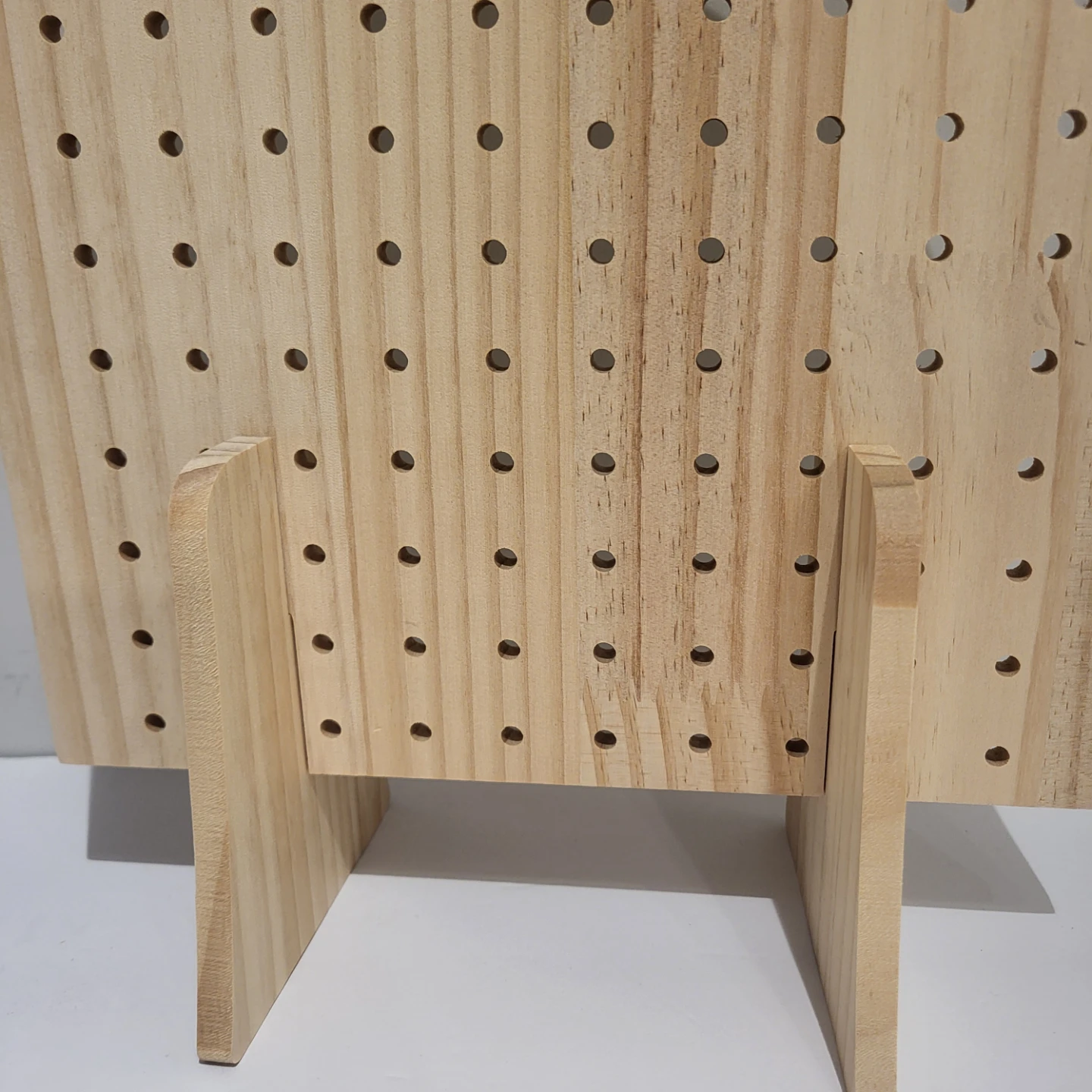 Wooden Pegboard Display Stand with Pegs - photo 3