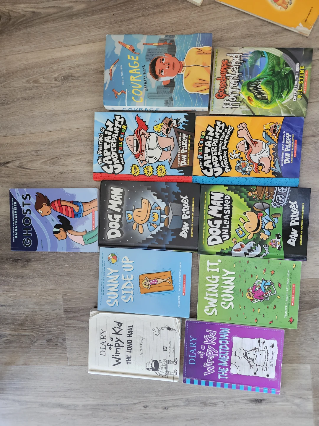 Collection of Dav Pilkey and Scholastic Children's Books