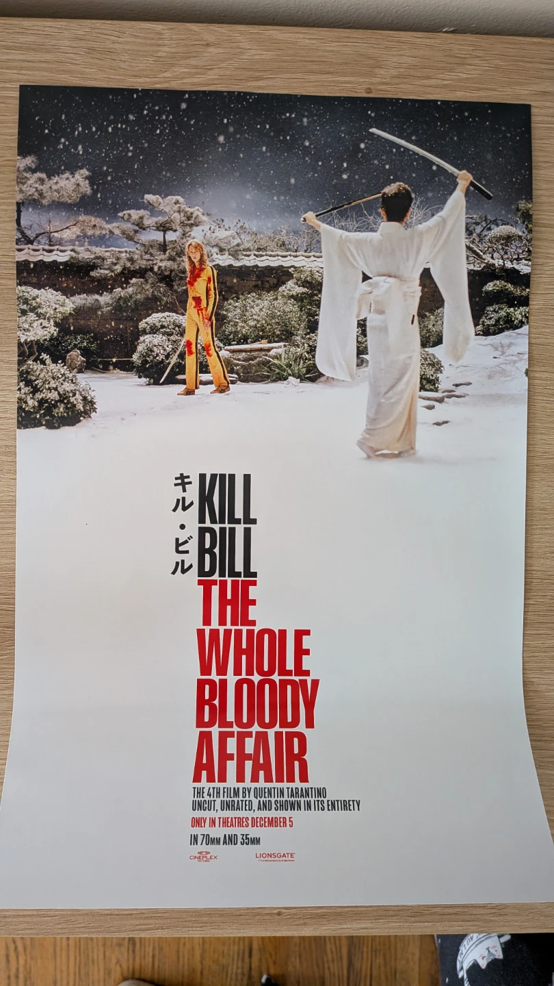 Kill Bill The Whole Bloody Affair Movie Poster