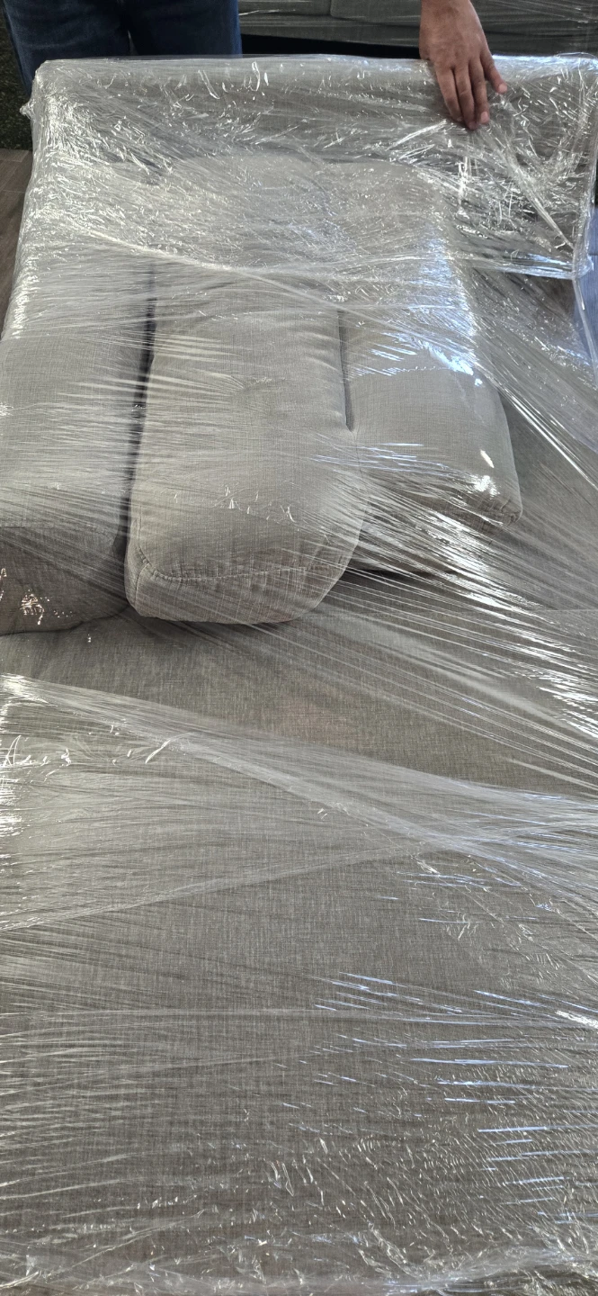 Grey Sectional Sofa with Ottoman - photo 2