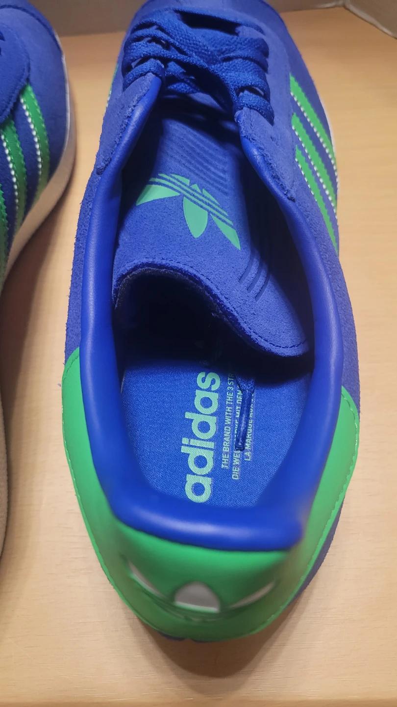 Adidas Gazelle Originals Blue & Green Sneakers Size 11.5 - photo 4