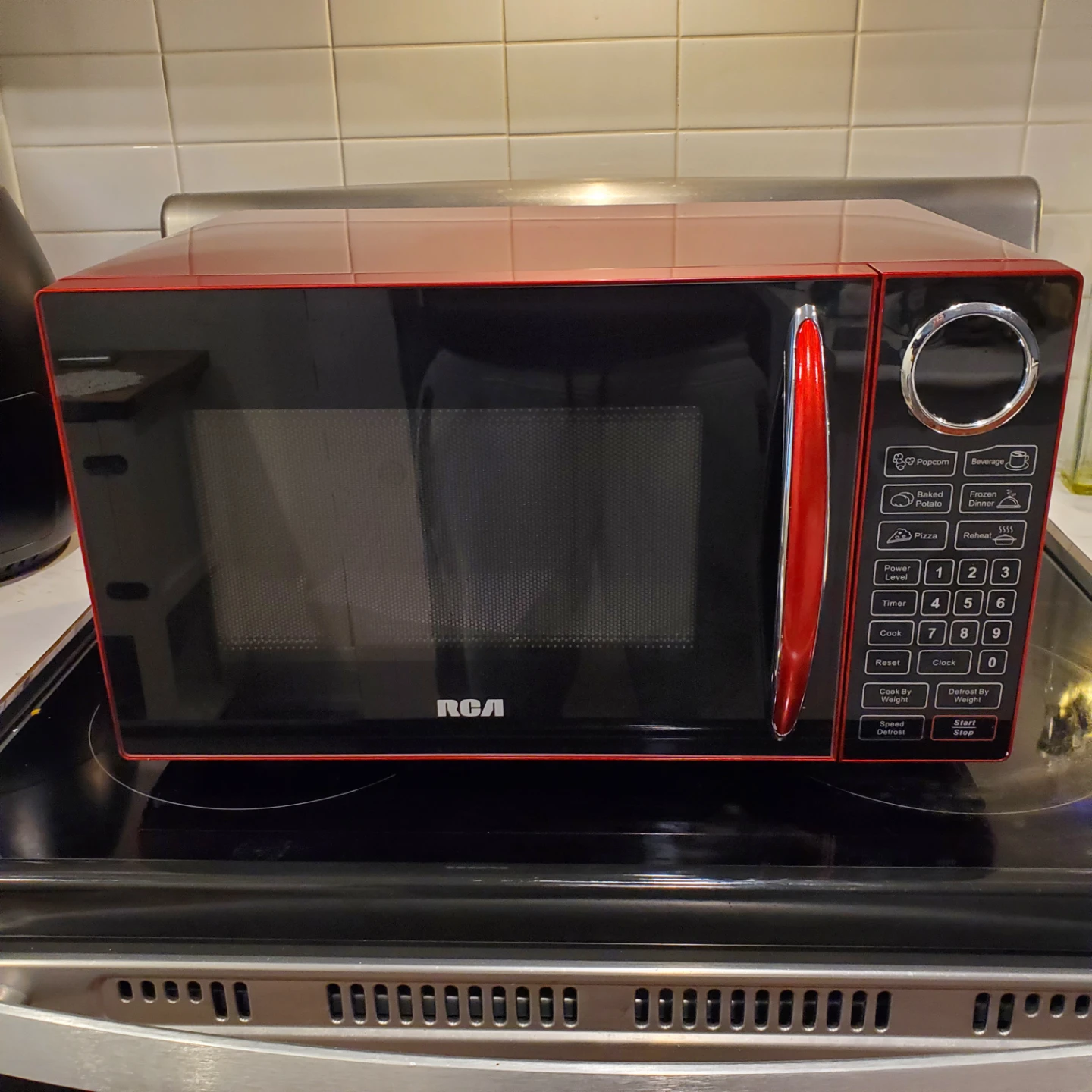 Mighty Red Microwave